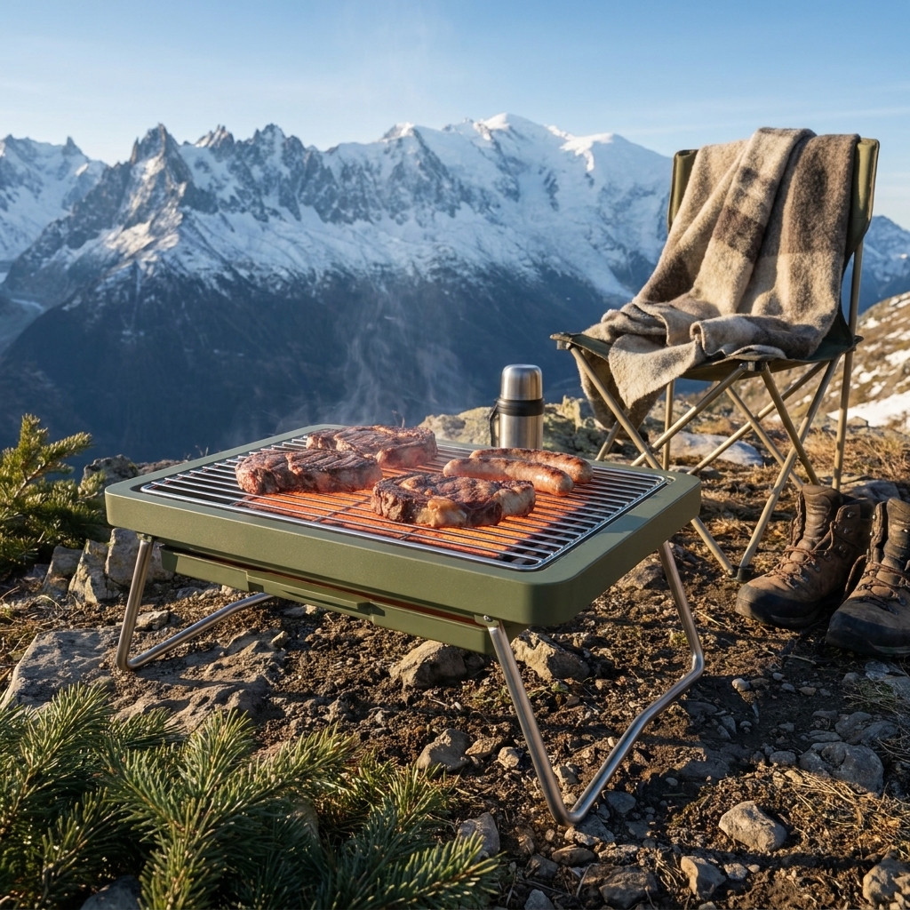 Round Gas Cartridge Stove
